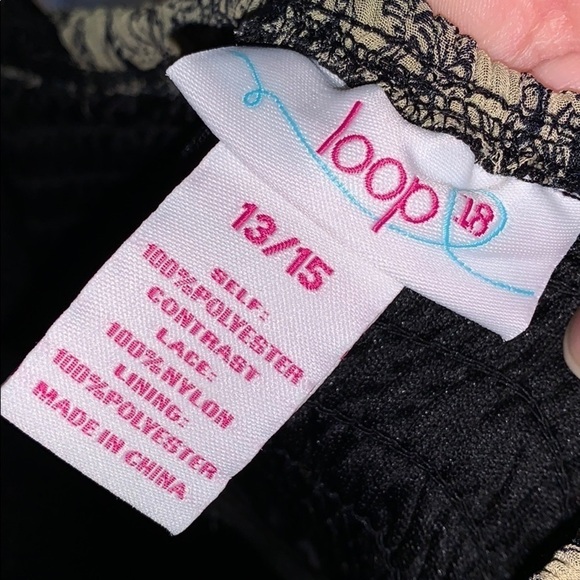 Tan and black lace maxi dress, plus size - Picture 5 of 5